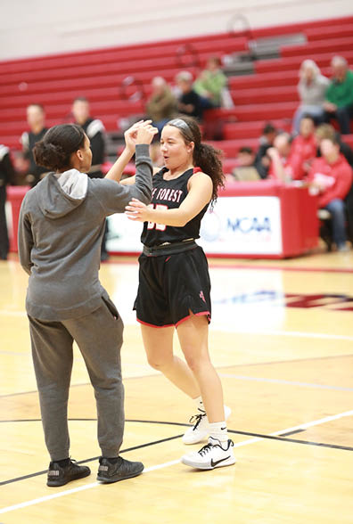 Women's Basketball: Ripon College Red Hawks vs  Lake Forest College Foresters