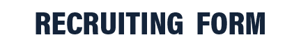Recruiting form 