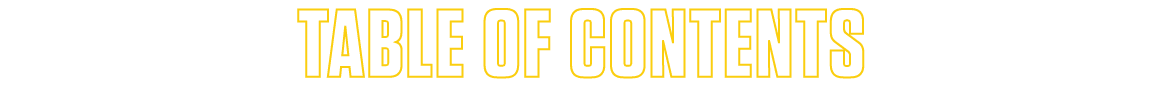 table of contents