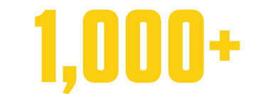 1,000+