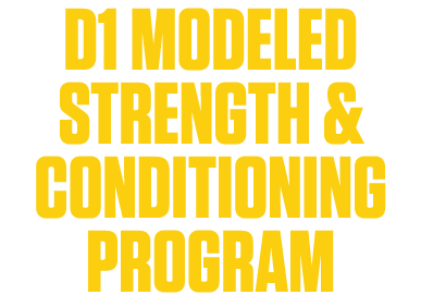 D1 Modeled Strength & Conditioning Program