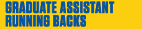  graduate assistant running backs