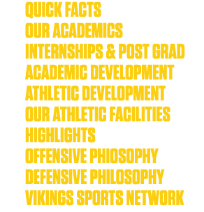 13 QUICK FACTS 14 OUR ACADEMICS 15 internships & post grad 16 ACADEMIC DEVELOPMENT 17 ATHLETIC DEVELOPMENT 18 OUR ATH...