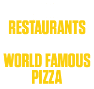 7,300+ restaurants world famous pizza 