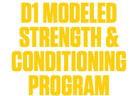 D1 Modeled Strength & Conditioning Program