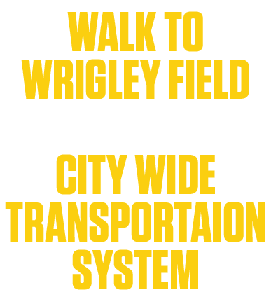 walk to wrigley field City wide transportaion system 