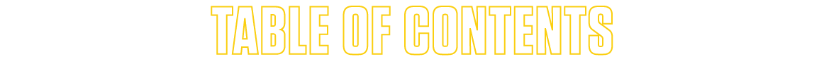 table of contents