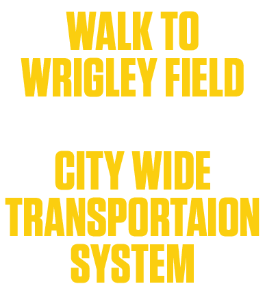 walk to wrigley field City wide transportaion system 