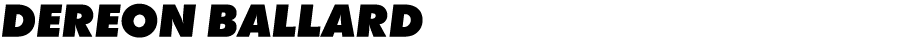 Dereon Ballard 