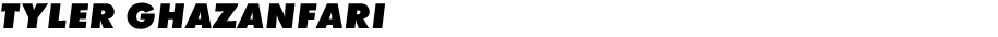Tyler Ghazanfari