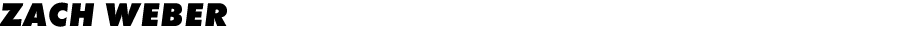 Zach Weber