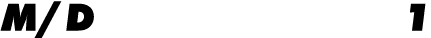M/D 1 
