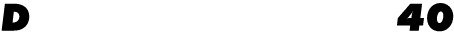 D 40