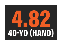 4.82 40 YD (hand)