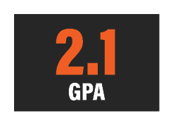 2.1 GPA