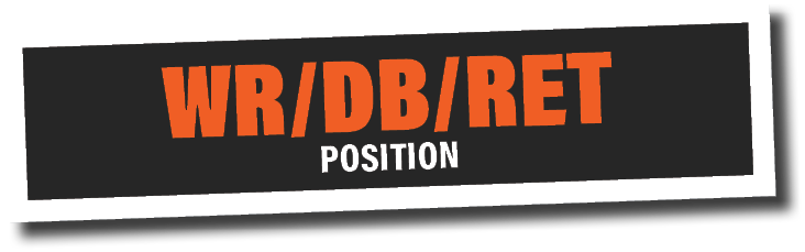 WR/DB/RET POSITION