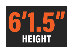 6’1.5” HEIGHT