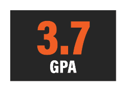 3.7 GPA