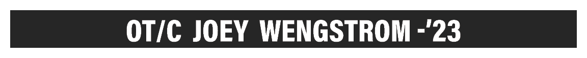 OT/C Joey Wengstrom ’23