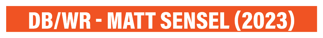 DB/WR - Matt Sensel (2023) 