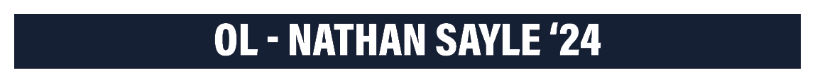 OL - Nathan Sayle  24