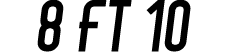 8 ft 10