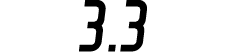 3 3