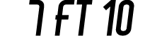 7 ft 10