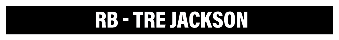  RB - Tre Jackson