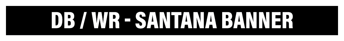 DB   WR - Santana Banner
