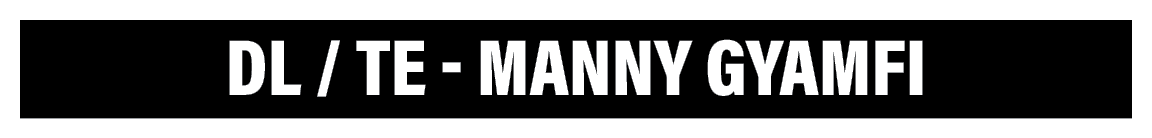 DL   TE - Manny Gyamfi