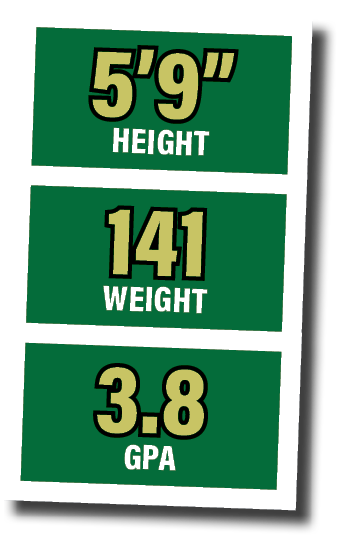 5 9  height,141 weight,3 8 gp