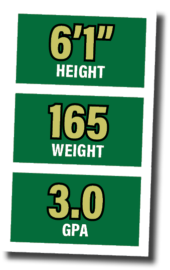 6 1  height,165 weight,3 0 gp