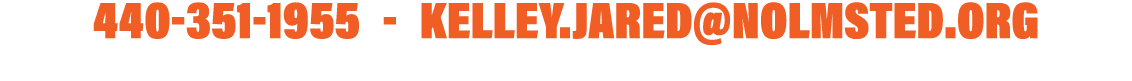 440-351-1955  -  kelley jared nolmsted org 6646 Maplehurst Road, North Olmsted, Ohio 44070