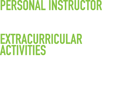 personal instructor   Patrick Hanley Extracurricular Activities   FCA   Spanish Club   Youth Band   Peer Minister