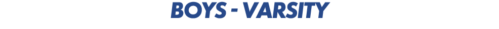 boys - varsity