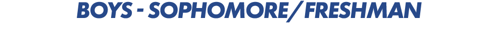 boys - sophomore/FRESHMAN
