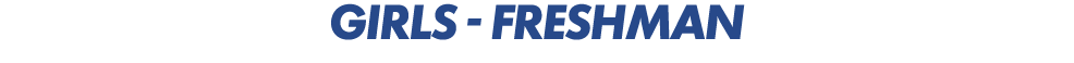 girls - freshman
