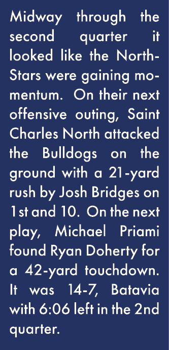 Midway through the second quarter it looked like the NorthStars were gaining momentum  On their next offensive outing   