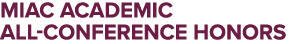 miac academic all conference honors