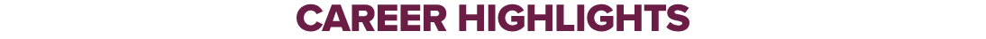 career highlights