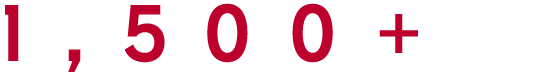 1,500+
