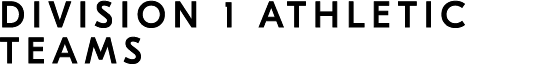 DIVISION 1 ATHLETIC TEAMS