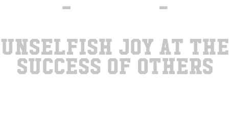  mutida Unselfish joy at the success of others