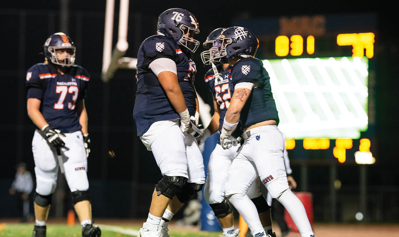 Macalester College Football hosts Hamline University on Senior Night