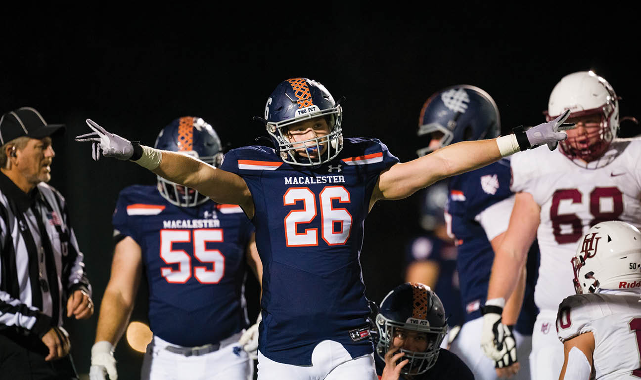 Macalester College Football hosts Hamline University on Senior Night