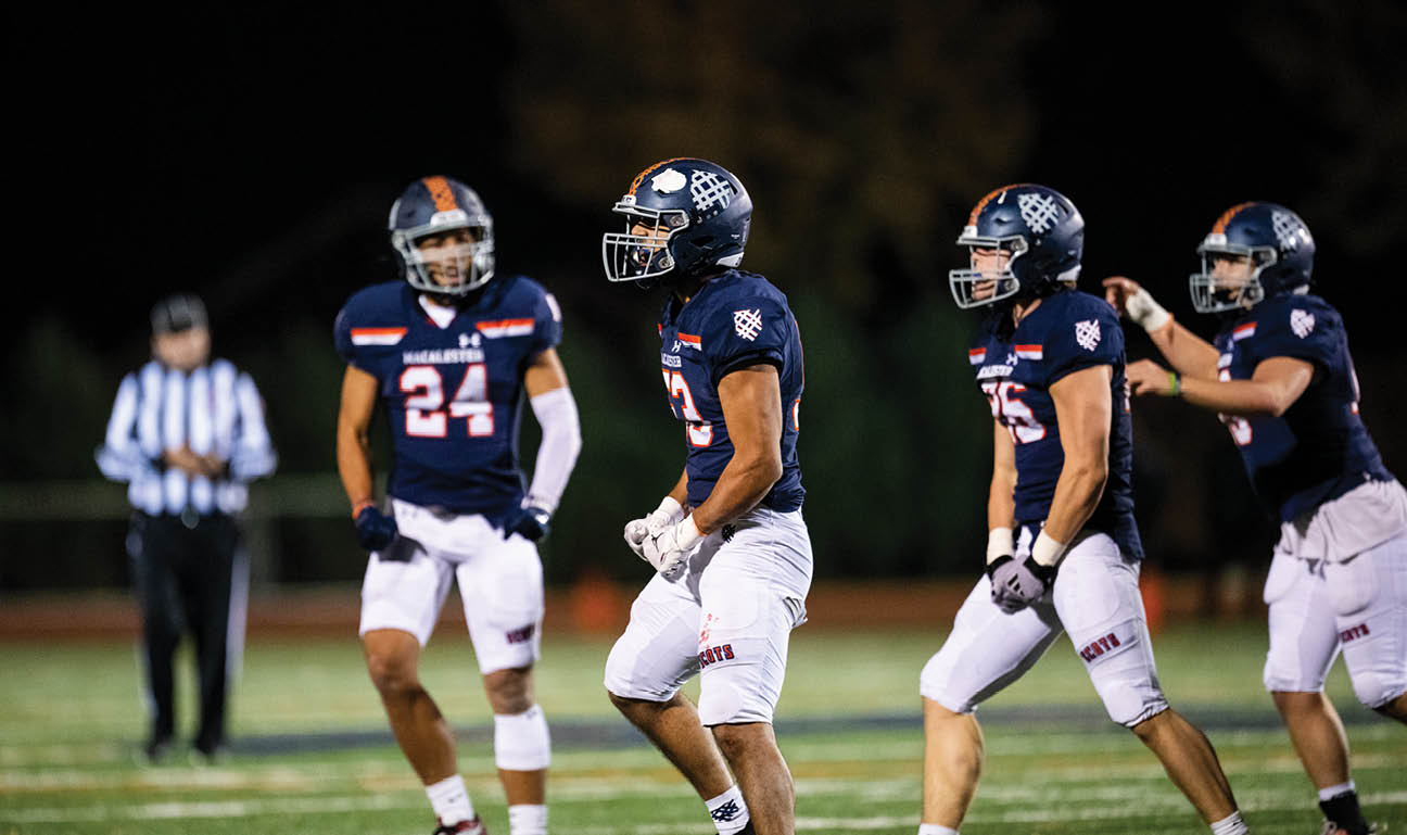 Macalester College Football hosts Hamline University on Senior Night