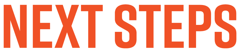 next steps