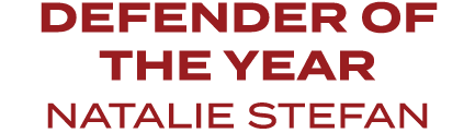 defender of the year natalie stefan