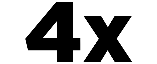 4x 